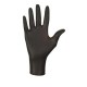 Rękawice nitrylowe M bezpudrowe czarne 100 szt