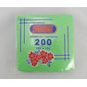 Serwetki ząbkowane 15x15 zielone 200 szt