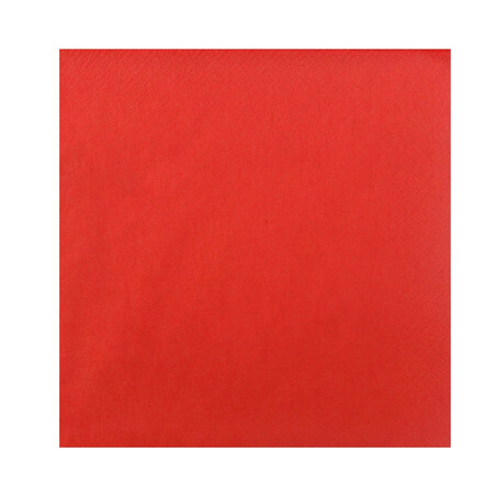 Serwetki trójwarstwowe czerwone 33x33 20 szt