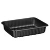 Pojemnik do zgrzewu  niedzielony czarny żebrowany 1400ml W1/621RD 40szt