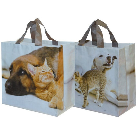 Torba eko 24L Animals Pies i Kot 1szt