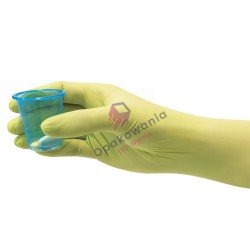 Rękawice nitrylowe M bezpudrowe lime green 50 szt
