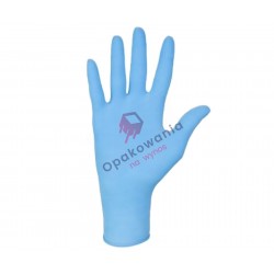 Rękawice nitrylowe XL bezpudrowe niebieskie 100 szt