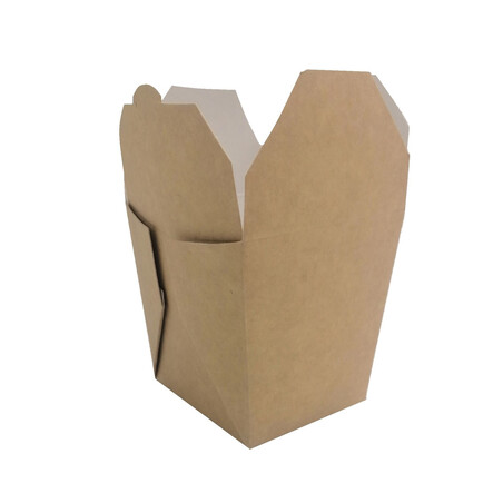 Asia Box kraft/biały 450ml 50szt