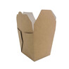 Asia Box kraft/biały 450ml 50szt