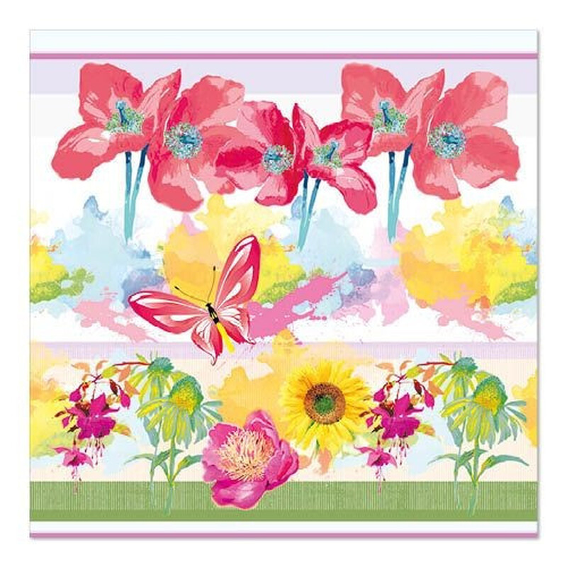 Serwetki PAPSTAR Kwiaty Fleuri 3W 33x33 20 szt 87553 Serwetki PAPSTAR Kwiaty Fleuri 3W 33x33 20 szt 87553