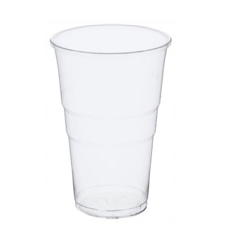 Kubek 500ml bezbarwny PP 50szt 36263