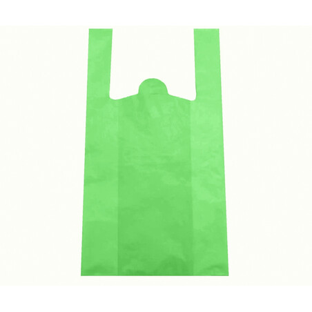 Reklamówka HDPE R4 zielona 25x45 100szt