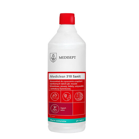 Mediclean 310 Sanit czyszczenie powierzchni sanitarnych 1L