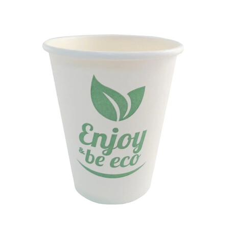 Kubek papierowy Enjoy Plastic Free 300ml 50szt ODR