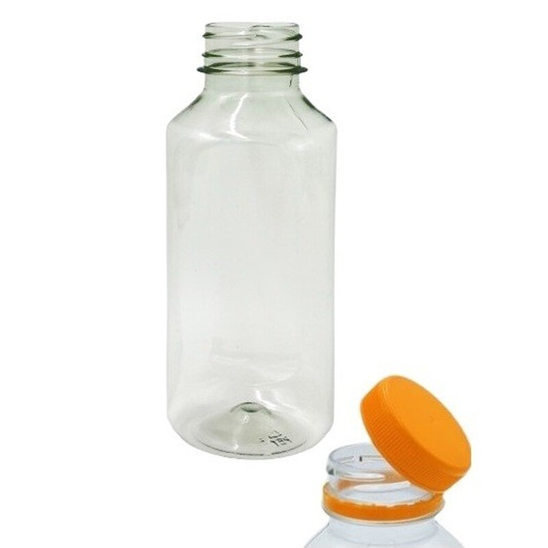 Butelka kwadratowa rPET z nakrętką 250ml 182szt Butelka kwadratowa rPET z nakrętką 250ml 182szt