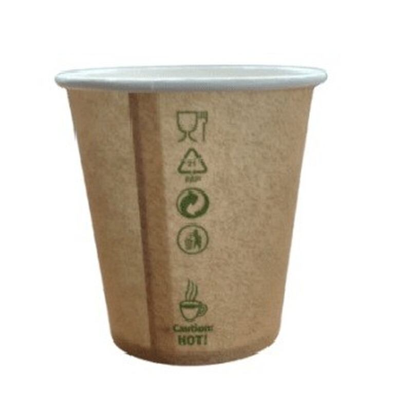 Kubek papierowy Kraft Plastic Free 100ml 50szt Nov Kubek papierowy Kraft Plastic Free 100ml 50szt Nov