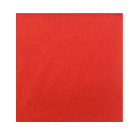 Serwetki dwuwarstwowe czerwone 24x24 200szt