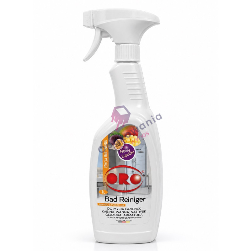 ORO Bad Reiniger preparat do mycia łazienek mango marakuja 1L ORO Bad Reiniger preparat do mycia łazienek mango marakuja 1L