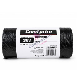 Worki HDPE 35l Good Price czarne 50szt