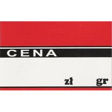 Ceny laminowane duże 90x60  50 szt.